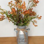 Vaso De Flores Leiteira Retrô Metal - Image 2