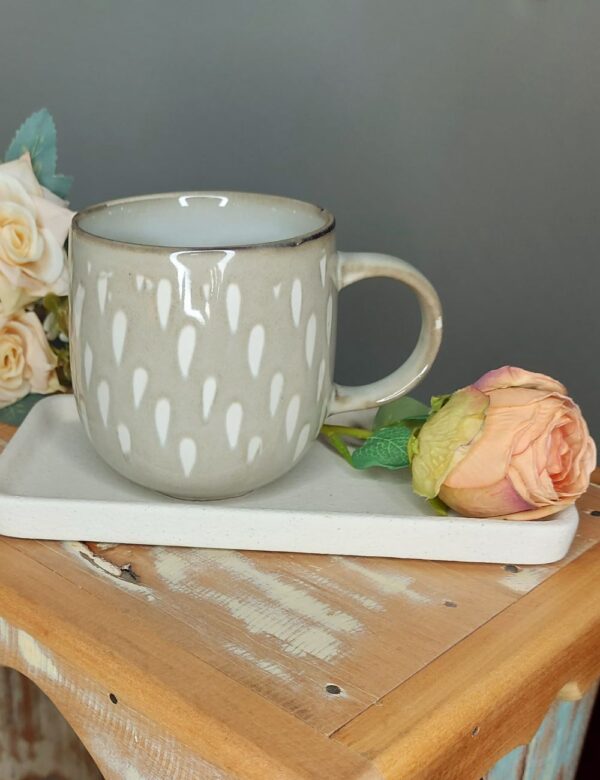 Caneca Round Pingos - Cinza - Imagem 4