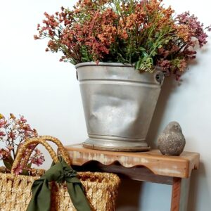 Balde Vintage - metal galvanizado - (Antiquário) -