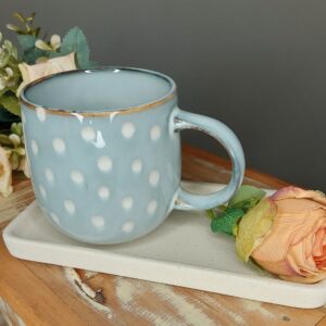 Caneca Round Pingos - Azul