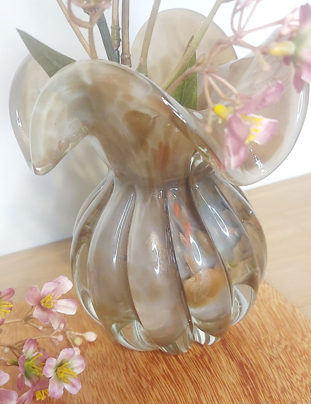 Vaso Cristal Murano com Pedras Do Sol - (P) - Imagem 3