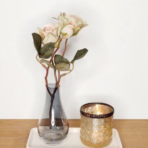 Vaso de Cristal Fumê