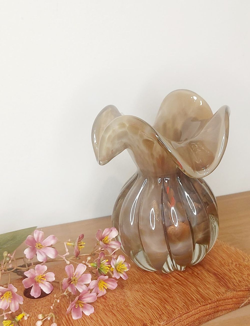Vaso Cristal Murano com Pedras Do Sol - (P) - Imagem 6