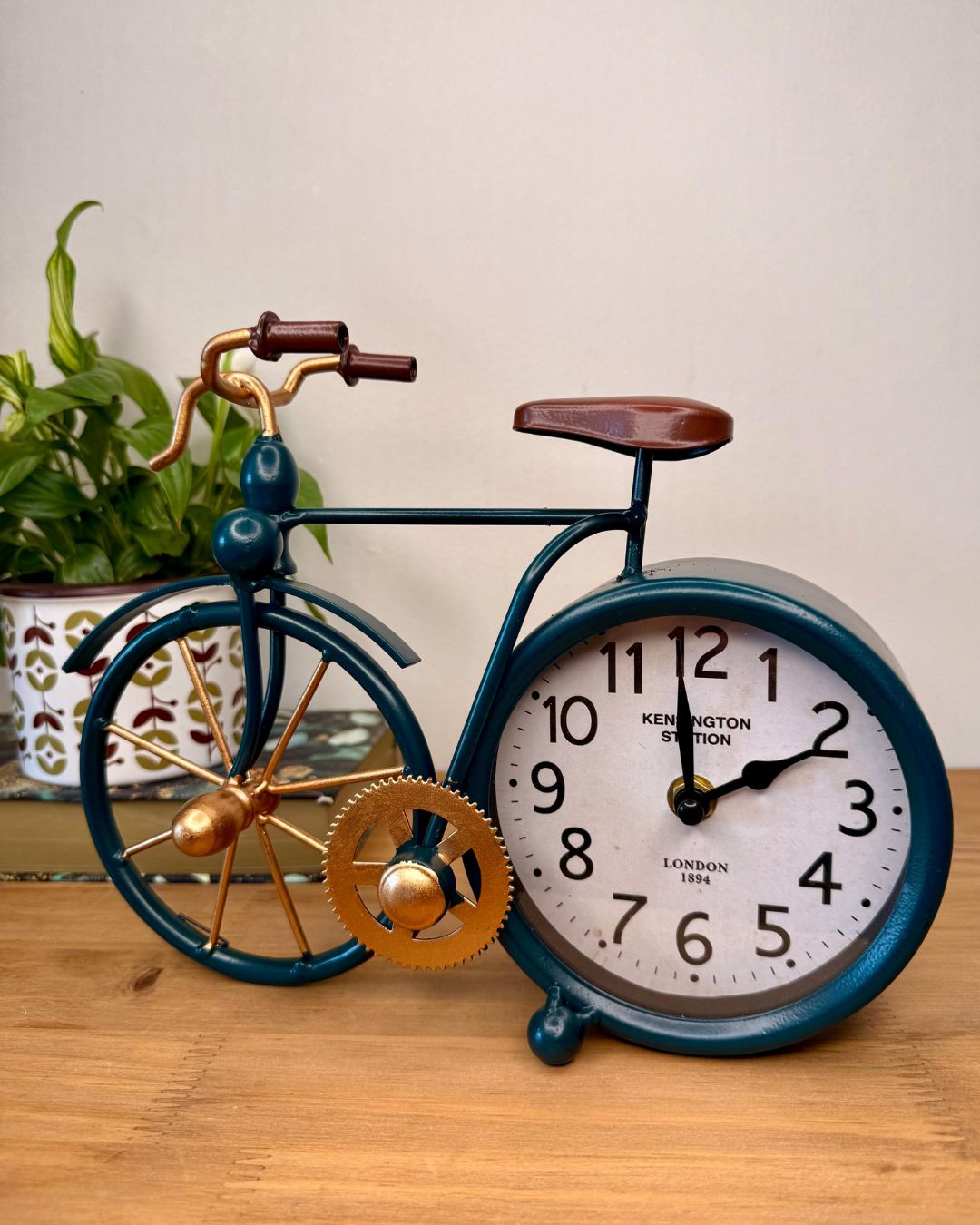 Relógio de Mesa Vintage Bicicleta - Metal