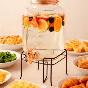 Refresqueira de Vidro com Suporte 5lt.