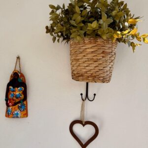 Cesta de Parede com Ganchos