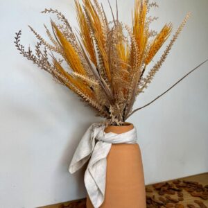Ramalhete Folhagem Bege altura 59cm