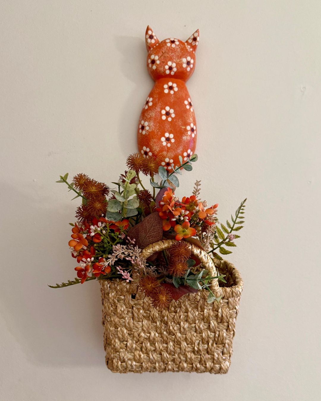 Bolsa de Palha de Trigo (Spórtola) com Lenço Xadrez - Imagem 6