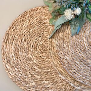 Sousplat  Palha Natural Redondo 38cm - Unidade