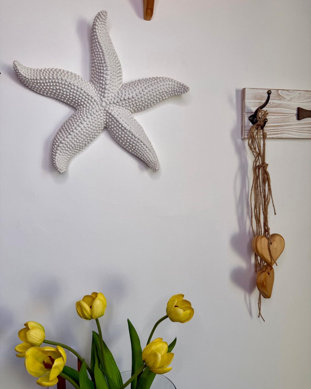 Estrela do Mar Parede Decoração em Resina  34cmX36cmX5cm