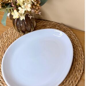 Prato Travessa Requinte Oval  28cmX23cmX3,5cm