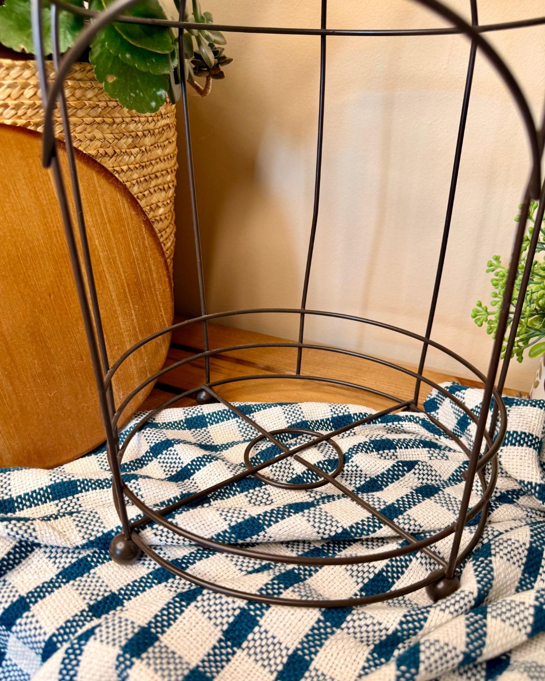 Gaiola Pássaro Decorativa M 36cmX22cmX22cm - Imagem 5