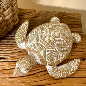 Tartaruga Decorativa em Resina  14cmX13cm