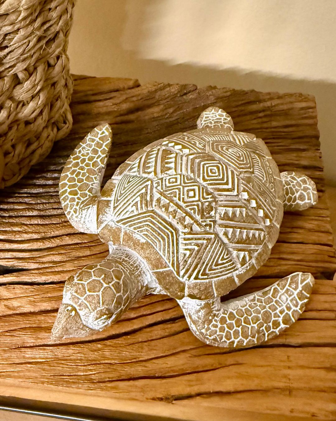 Tartaruga Decorativa em Resina  14cmX13cm