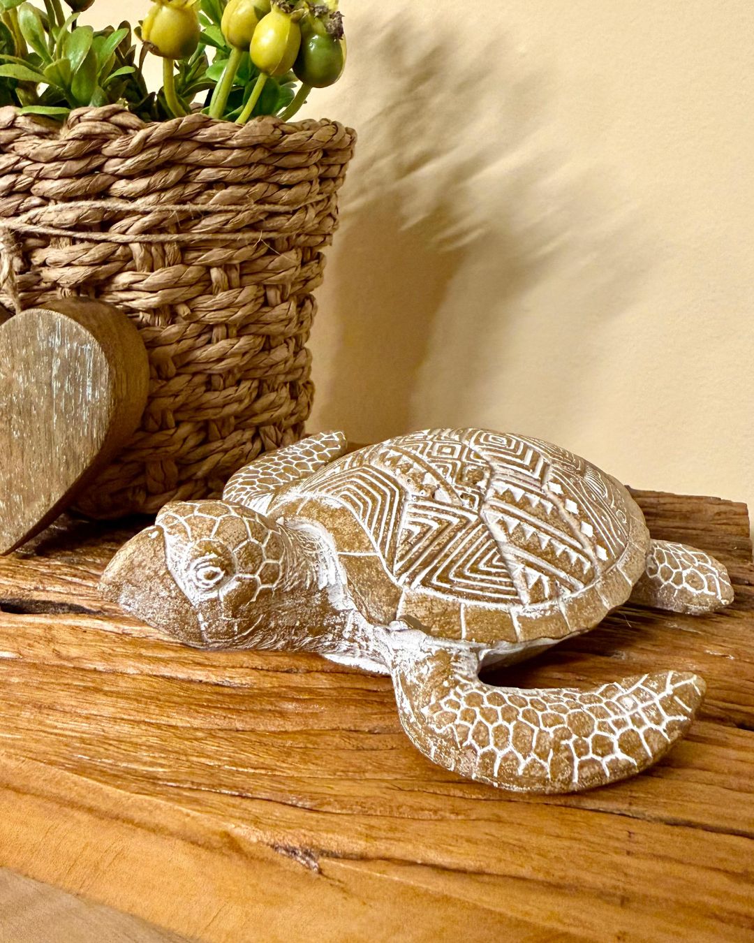 Tartaruga Decorativa em Resina 14cmX13cm - Imagem 5