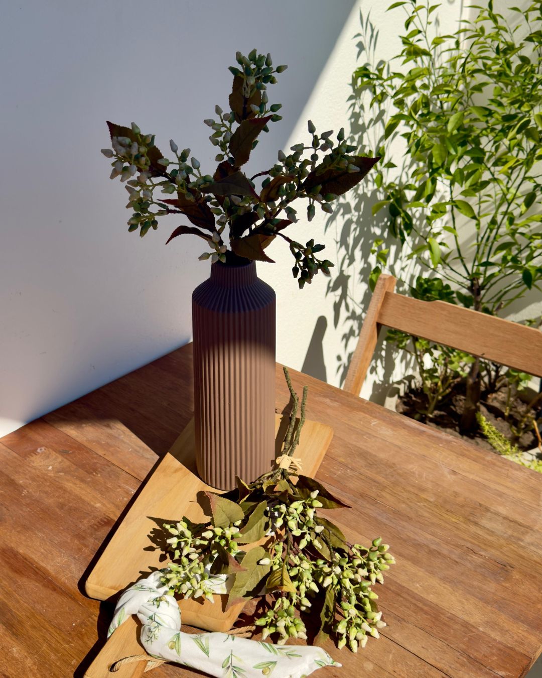 Ramalhete Semente Eucalipto Branco  45cm