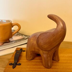 Escultura Decorativa Elefante em Poliresina  13cmX10cmX5cm